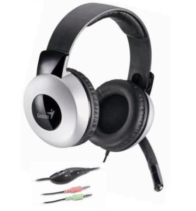 AURICULAR VINCHA PLUG 3.5 X2 GENIUS HS-05A C/MIC 2 PLUG 31710011100